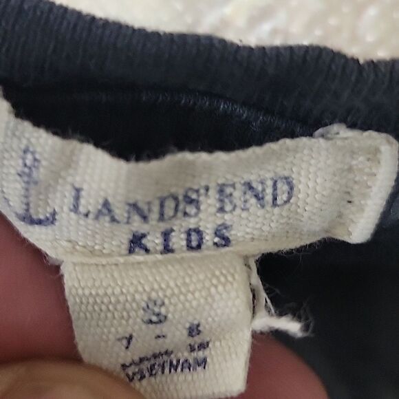 LANDS END KIDS YOUTH TIE DYE LONG SLEEVE TEE SIZE SMALL 7-8 - Picture 3 of 5